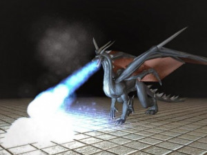 black dragon rigged Modelo 3D