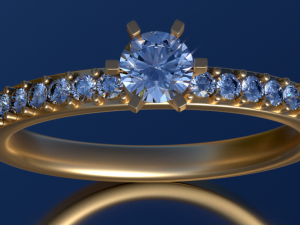 the crowned ring 3D 모델