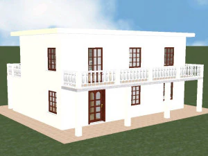 मकान 02 3D मॉडल