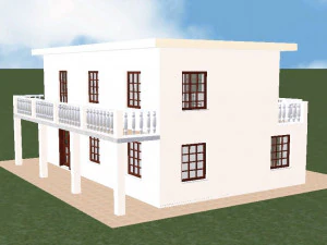 मकान 02 3D मॉडल