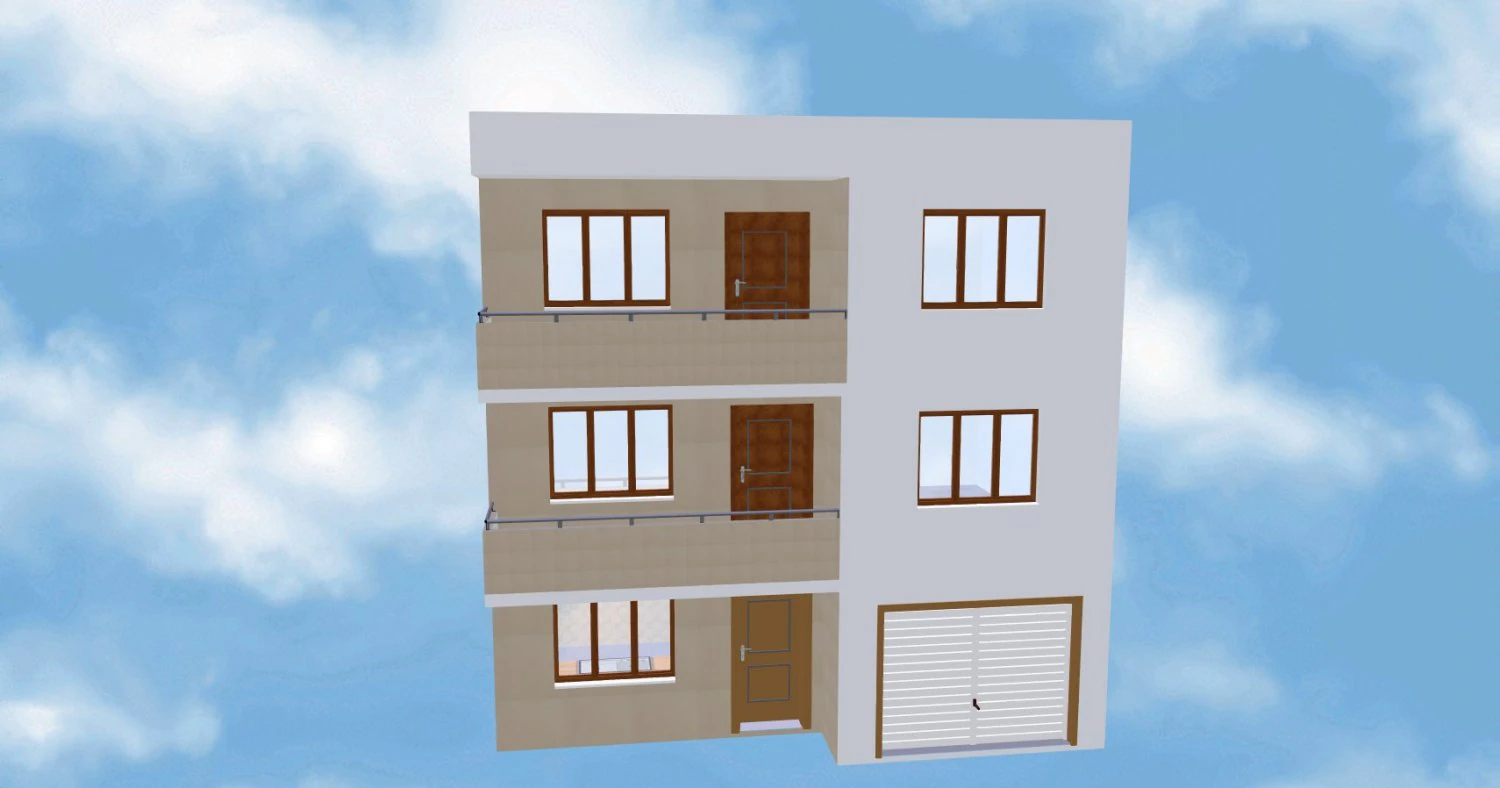 House 10 3D Model .c4d .max .obj .3ds .fbx .stl .blend