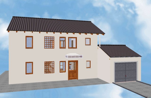 House 11 3D 模型 .c4d .max .obj .3ds .fbx .stl .blend 