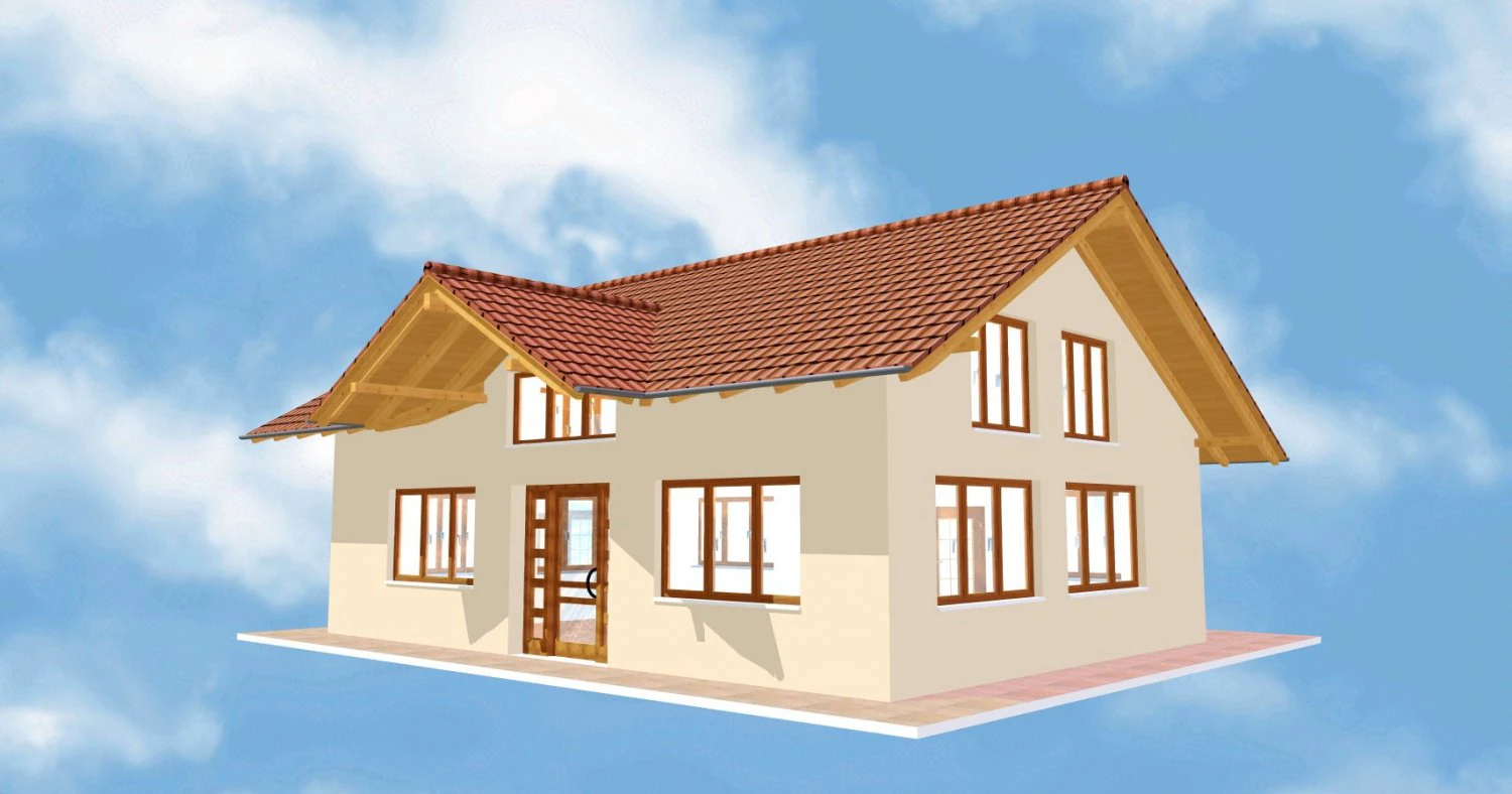House 16 3D Print Model .c4d .max .obj .3ds .fbx .stl .blend 