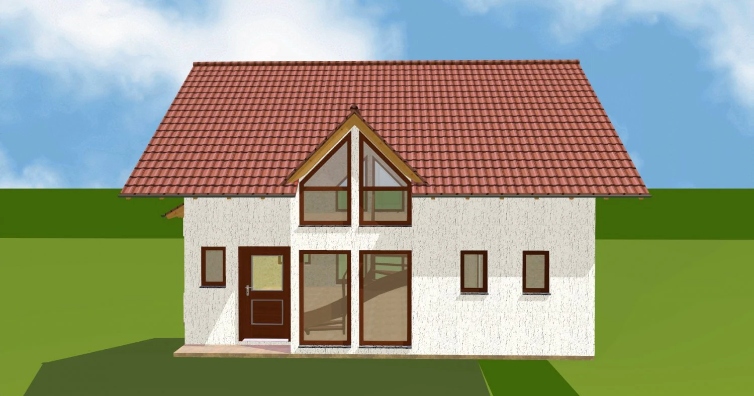 House 17 3D Print Model .c4d .max .obj .3ds .fbx .stl .blend 