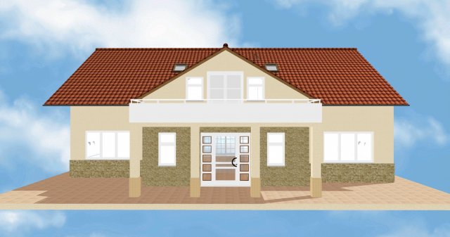 House 19 3D Принт Модель .c4d .max .obj .3ds .fbx .stl .blend 