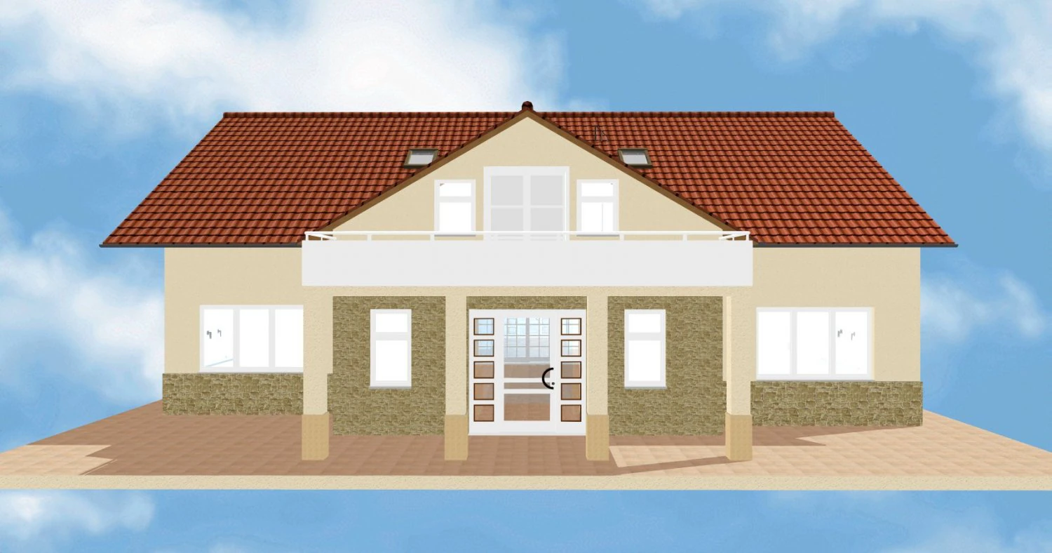 House 19 3D Print Model .c4d .max .obj .3ds .fbx .stl .blend 