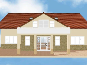 मकान 19 3D प्रिंट मॉडल