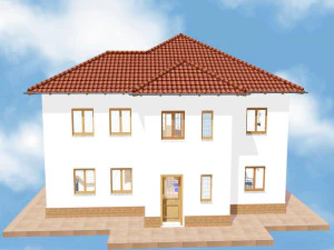 मकान 21 3D प्रिंट मॉडल