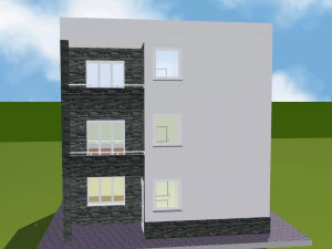 मकान 22 3D प्रिंट मॉडल