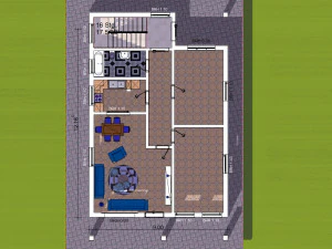 House 22 3D Print Model