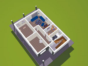 House 22 3D Print Model