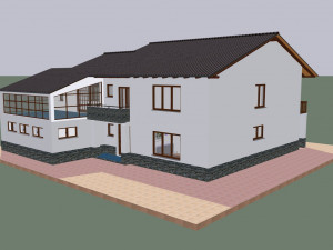 House 23 3D Print Model