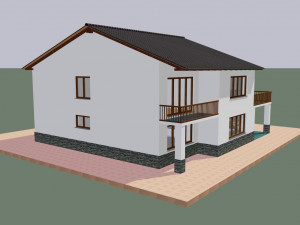 House 23 3D Print Model