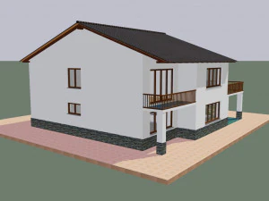 House 23 3D Print Model