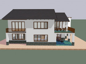 House 23 3D Print Model