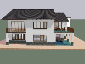 House 23 3D Print Model