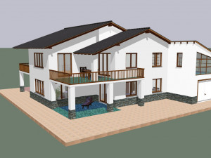 House 23 3D Print Model