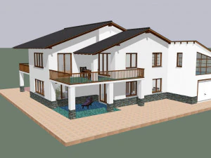House 23 3D Print Model