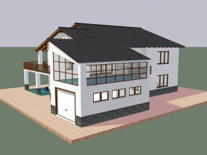 House 23 3D Print Model