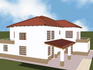 House 24 3D Print Model
