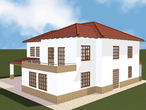 House 24 3D Print Model