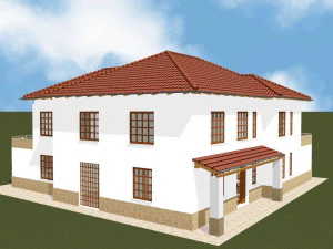 House 24 3D Print Model
