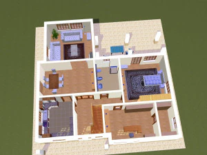 House 24 3D Print Model
