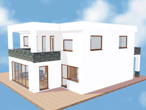 House 25 3D Print Model