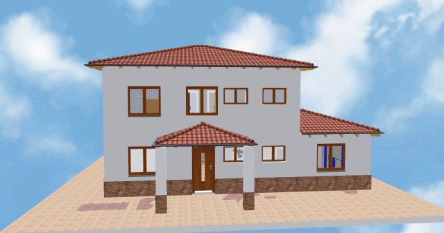 House 27 Model Cetak 3D .c4d .max .obj .3ds .fbx .stl .blend 
