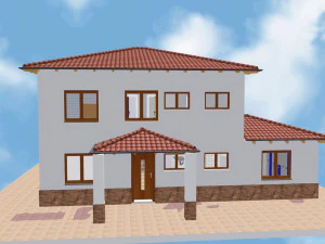 मकान 27 3D प्रिंट मॉडल