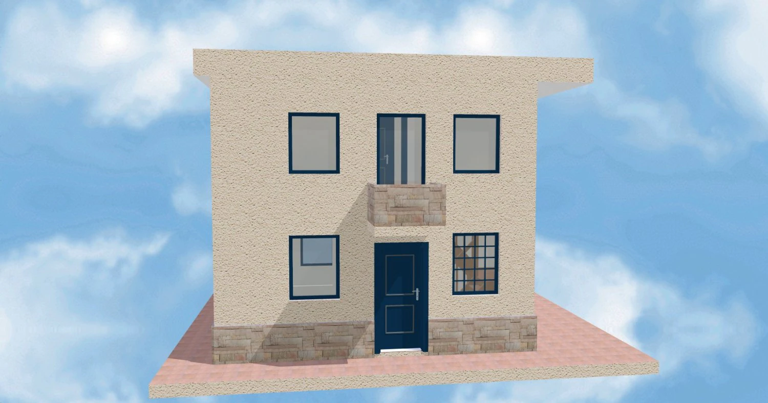 House 29 3D Print Model .c4d .max .obj .3ds .fbx .stl .blend
