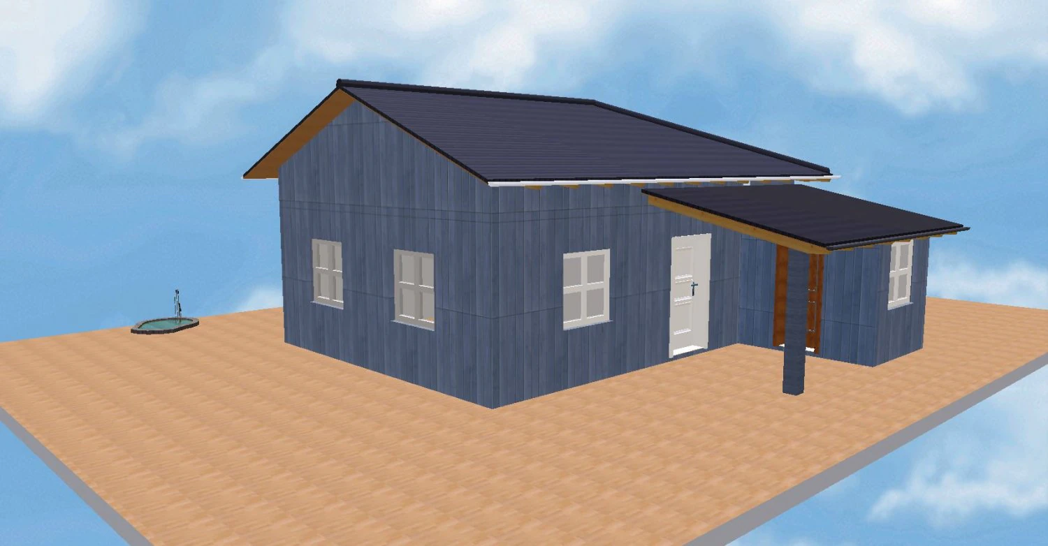 House 33 3D Model .c4d .max .obj .3ds .fbx .stl .blend