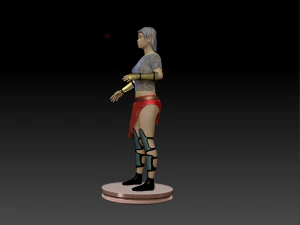 ragazza elfica Modello 3D