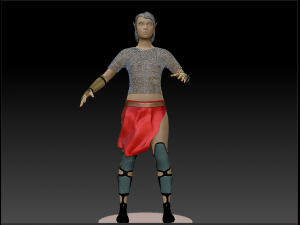 girl elfy 3D Model