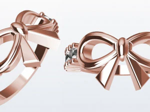 anillo mono Modelo de impresión 3D