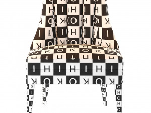 modern armchair kreslo velvet 3D 모델