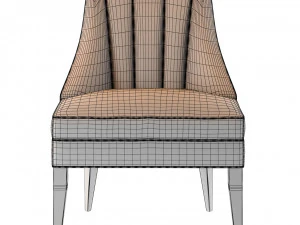 modern armchair kreslo velvet 3D Model