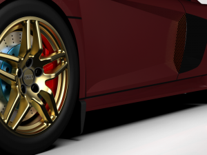 audi r8 3Dモデル