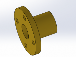 bearing support Model Cetak 3D