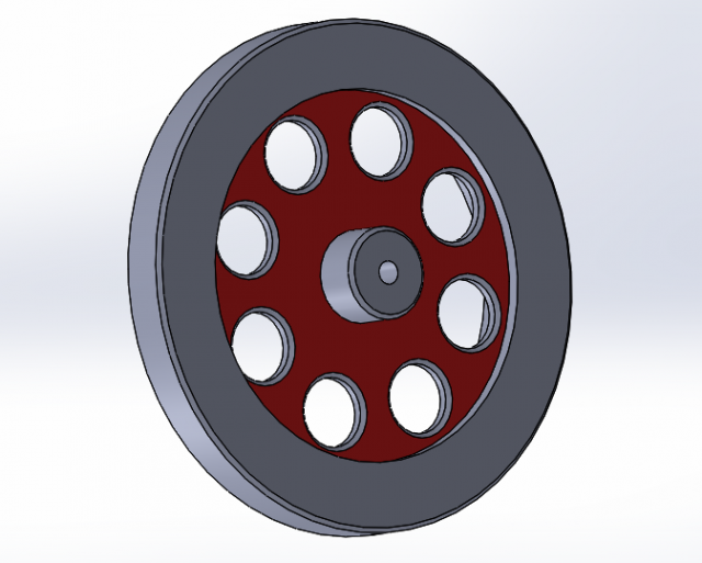 fly wheel 3D Принт Модель .c4d .max .obj .3ds .fbx .stl .blend 