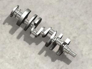 chevy crankshaft 3D Print Model