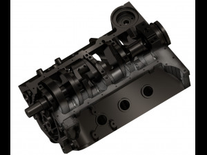 chevy crankshaft 3Dプリントモデル