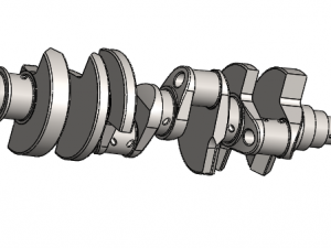 chevy crankshaft 3D 打印模型