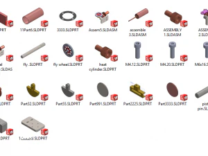 stirling engine 3D Print Model