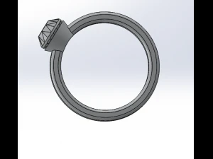 diamond ring 3D Print Model