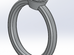diamond ring 3D Print Model