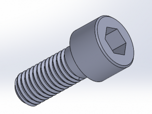 allen bolt Model 3D
