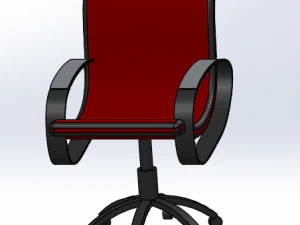 椅子 3D 打印模型