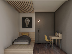 bedroom 01 3dnikmodels 3D Model