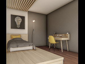 bedroom 01 3dnikmodels 3D Modell